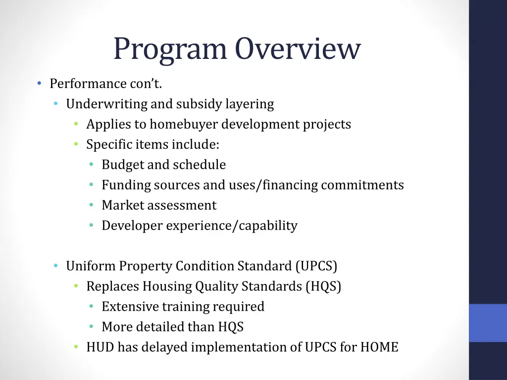 program overview 4