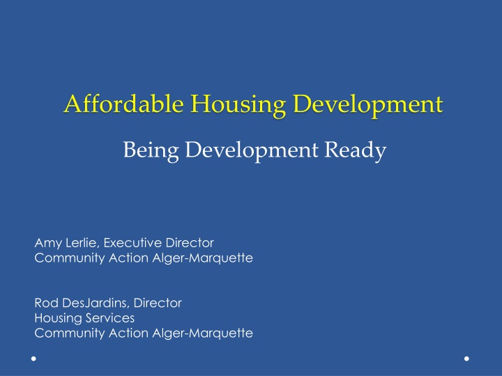 affordable housing development