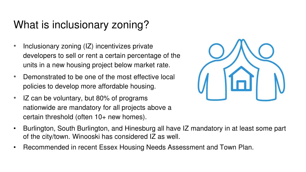 what is inclusionary zoning