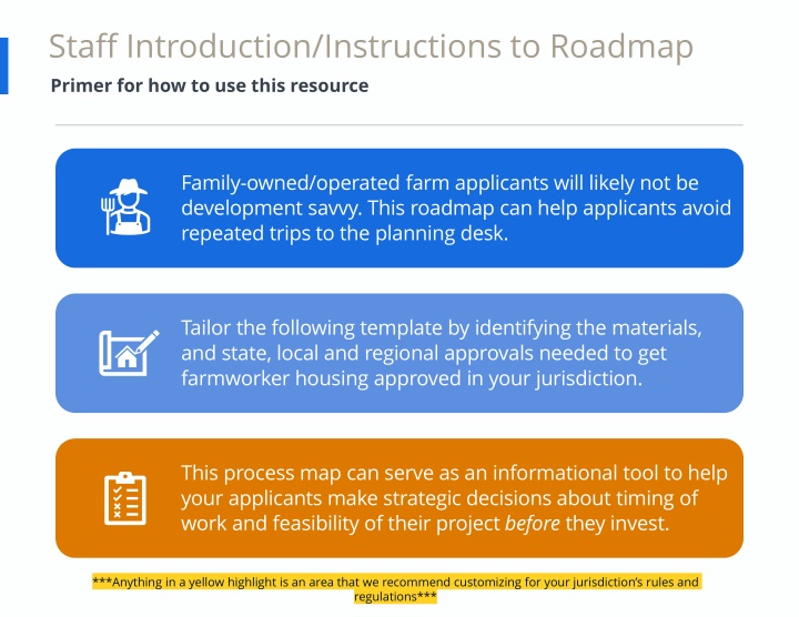 staff introduction instructions to roadmap primer