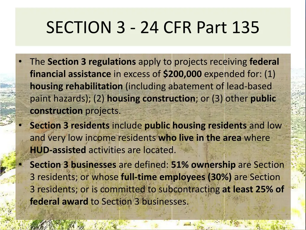 section 3 24 cfr part 135