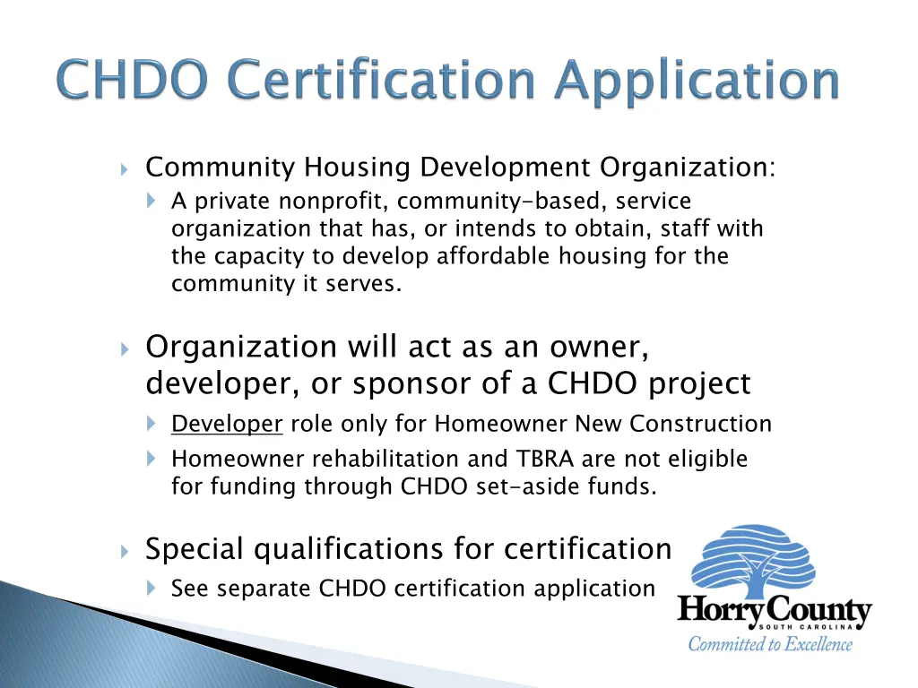 community housing development organization