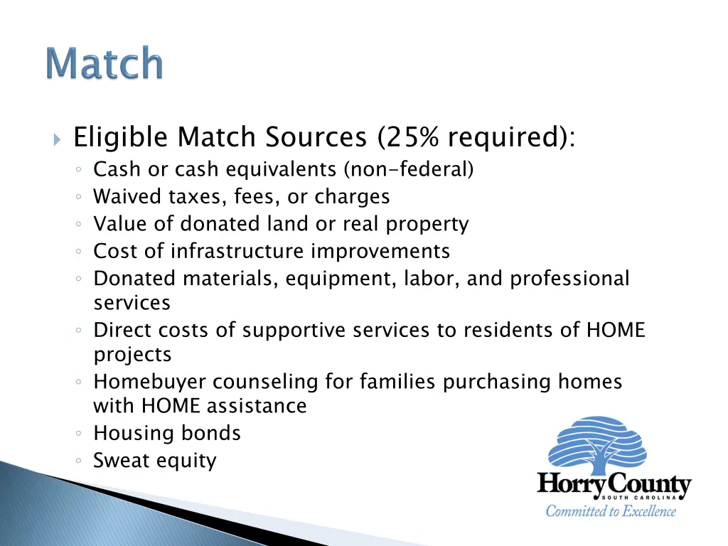 eligible match sources 25 required cash or cash