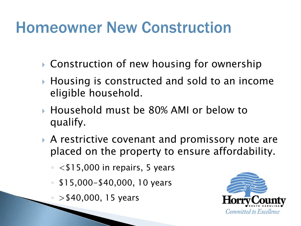 homeowner new construction