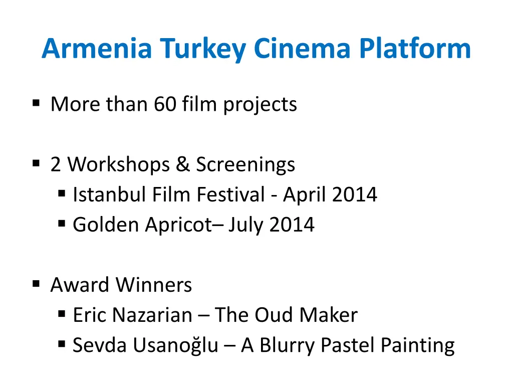 armenia turkey cinema platform