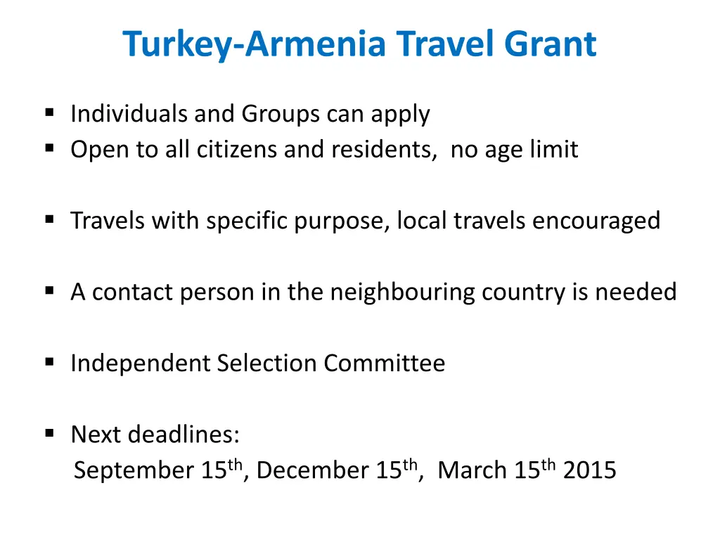 turkey armenia travel grant 1