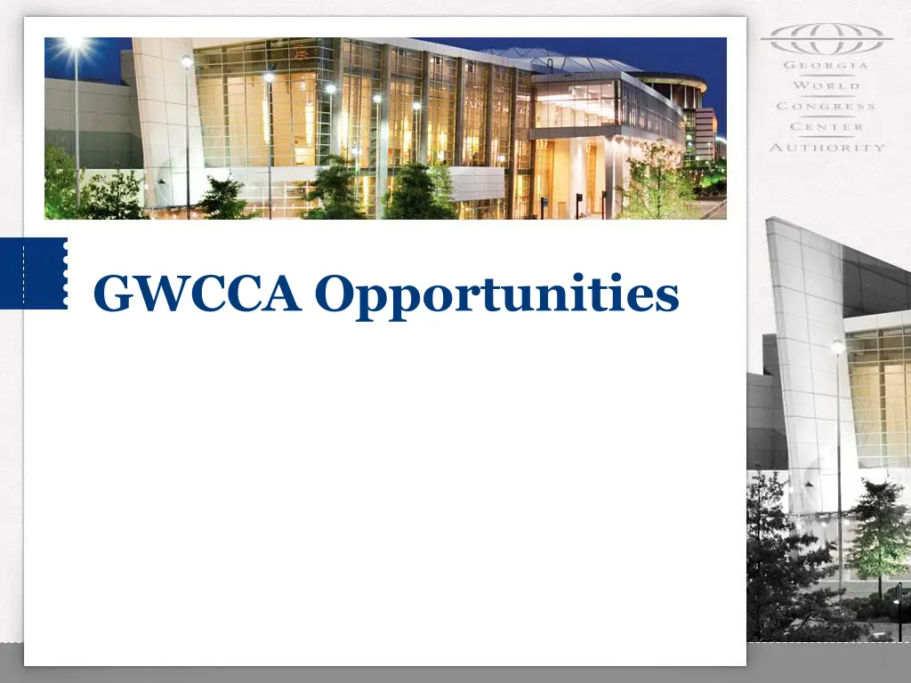 gwcca opportunities