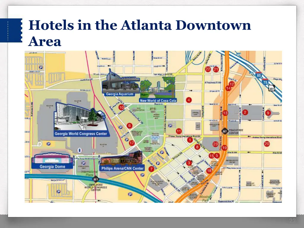 hotels in the atlanta downtown area