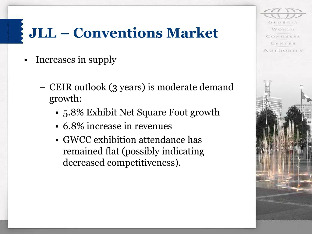 jll conventions market