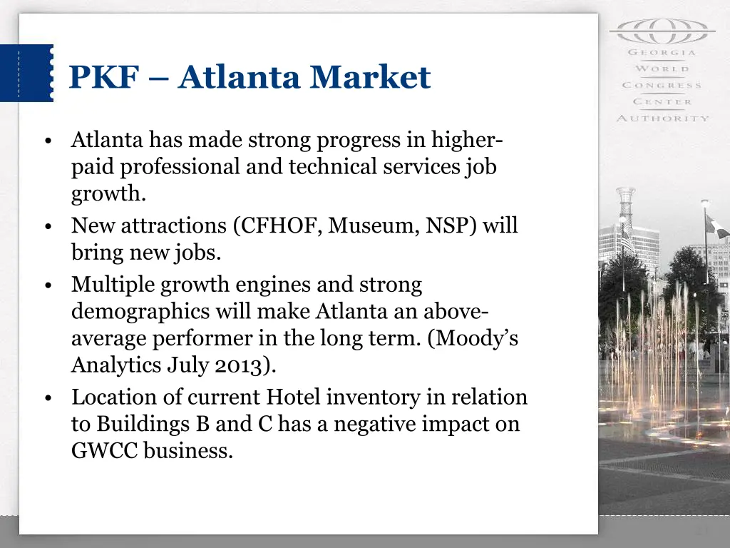 pkf atlanta market