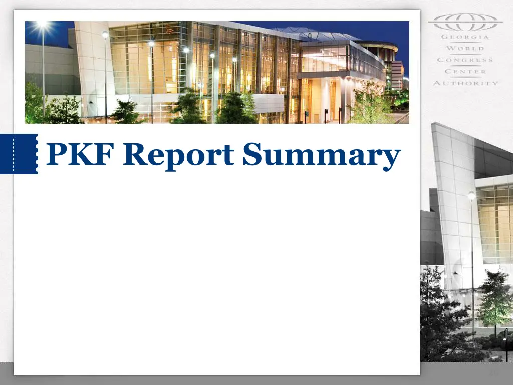 pkf report summary