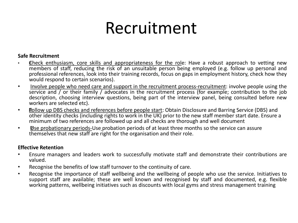 recruitment