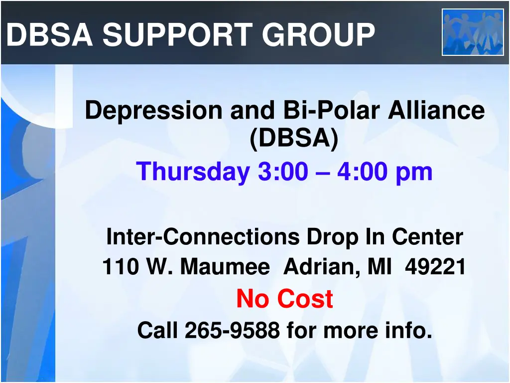 dbsa support group