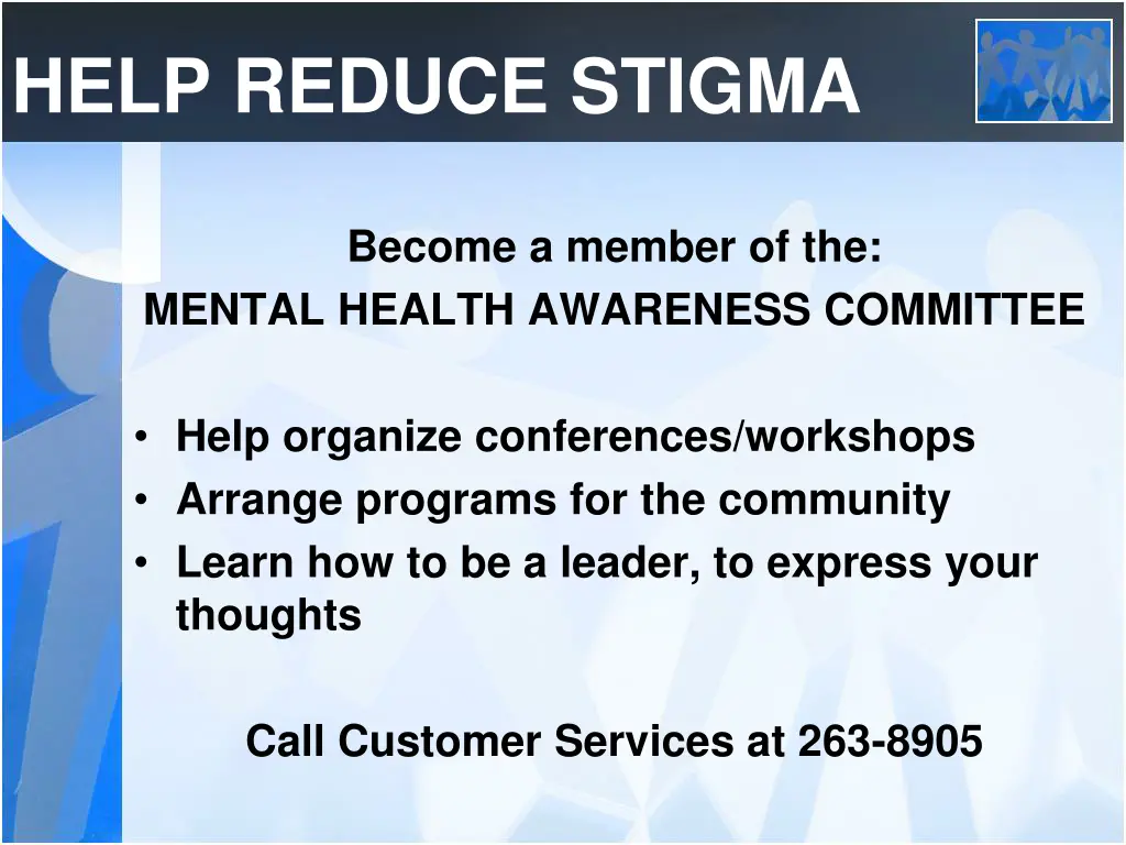 help reduce stigma