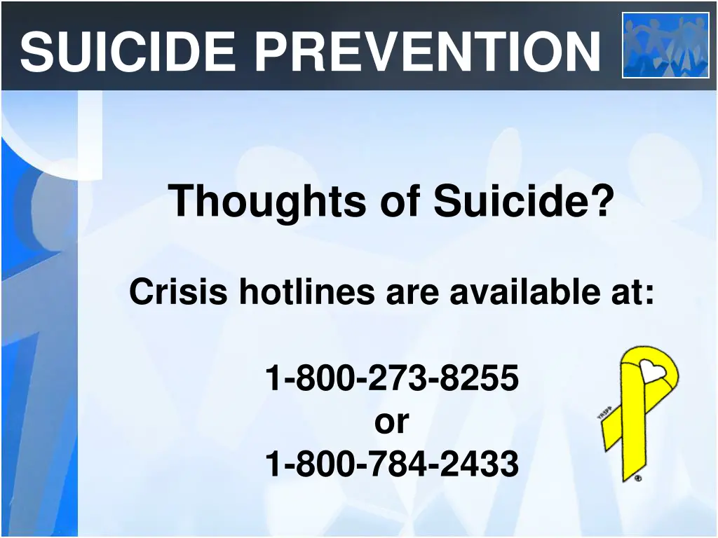 suicide prevention