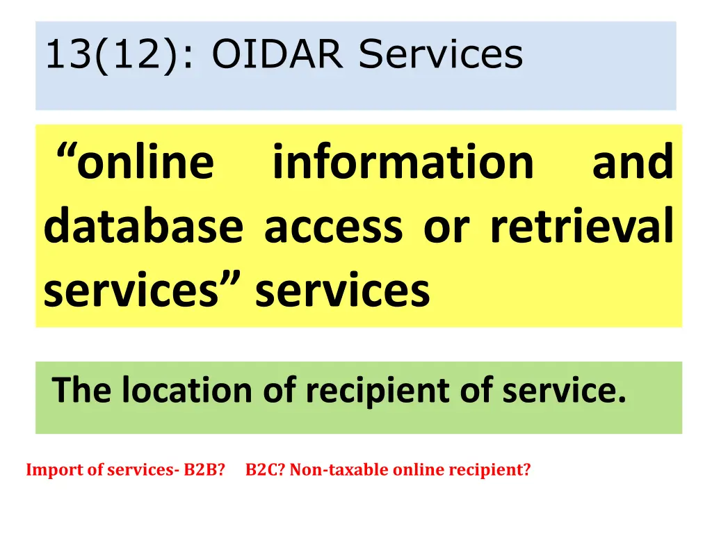 13 12 oidar services