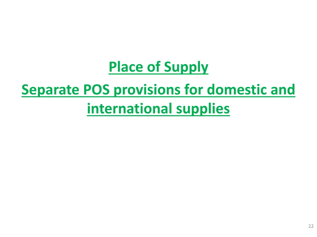 place of supply