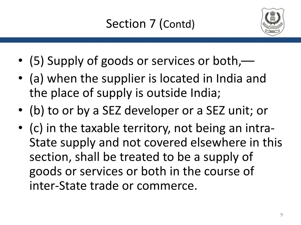 section 7 contd