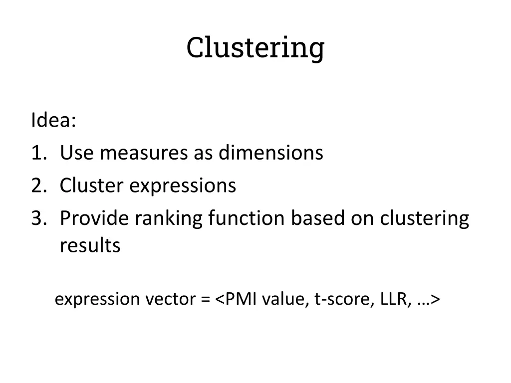 clustering 1