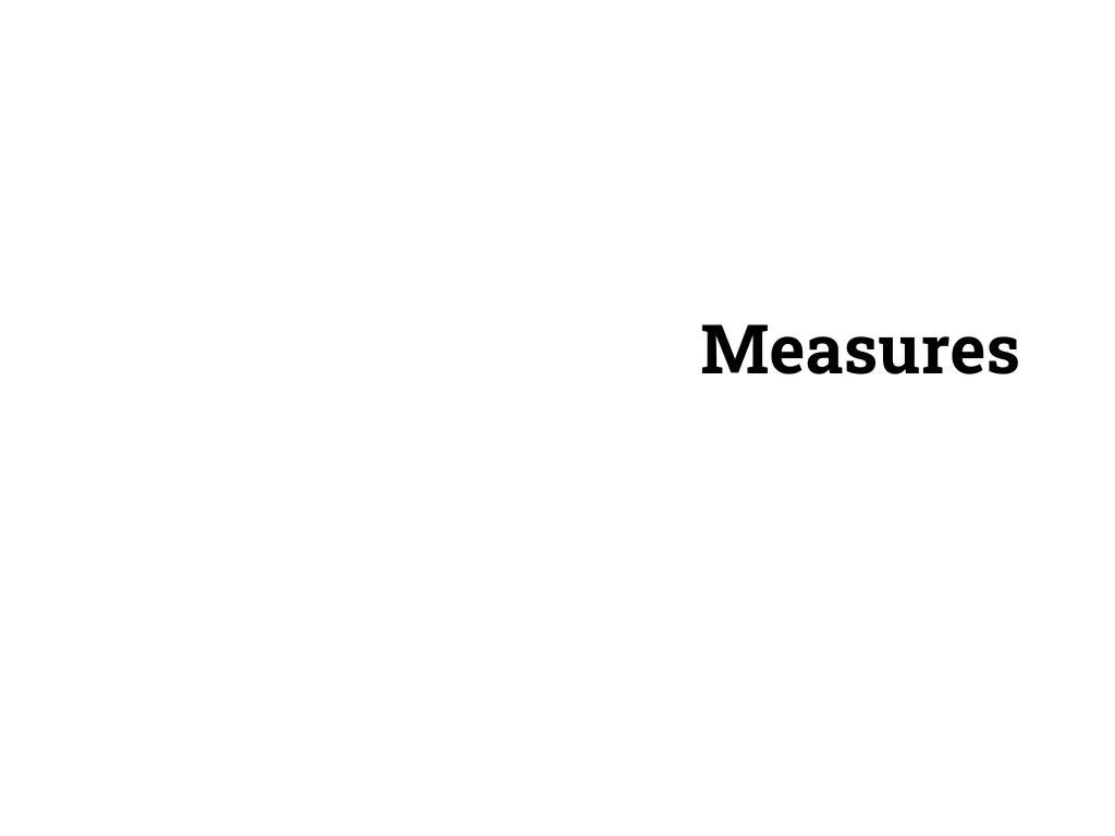 measures