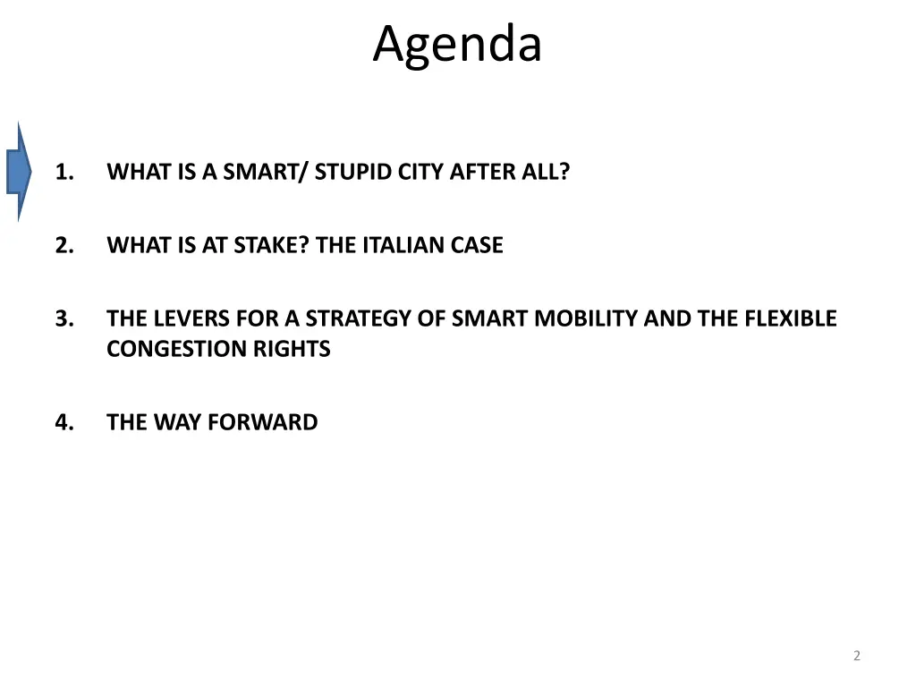 agenda