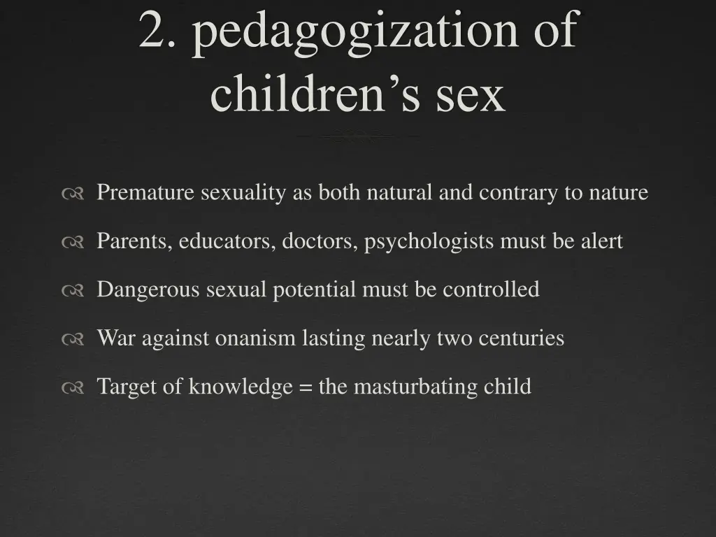 2 pedagogization of children s sex