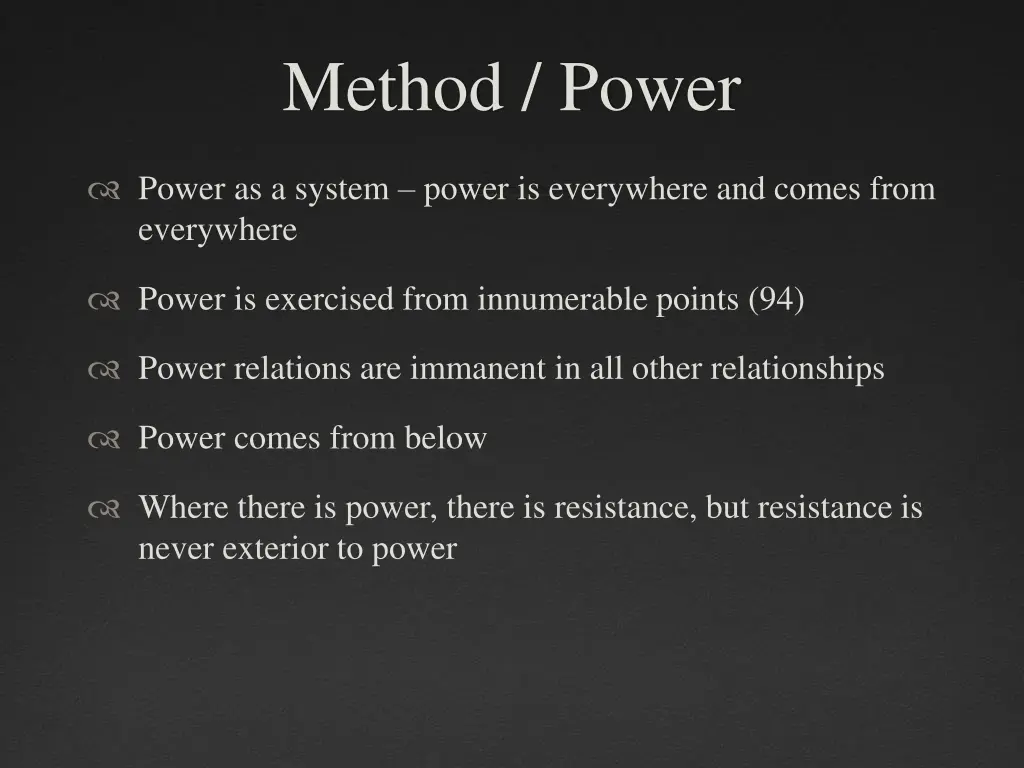 method power