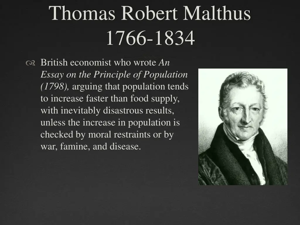 thomas robert malthus 1766 1834