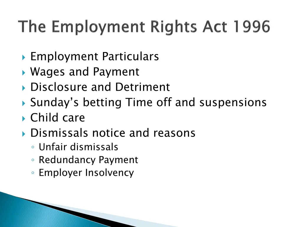 employment particulars wages and payment