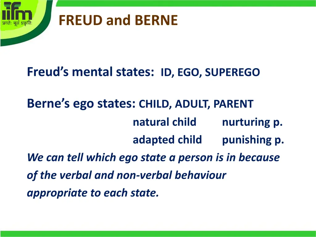 freud and berne