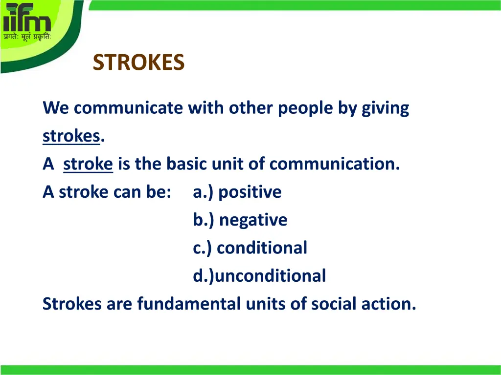 strokes