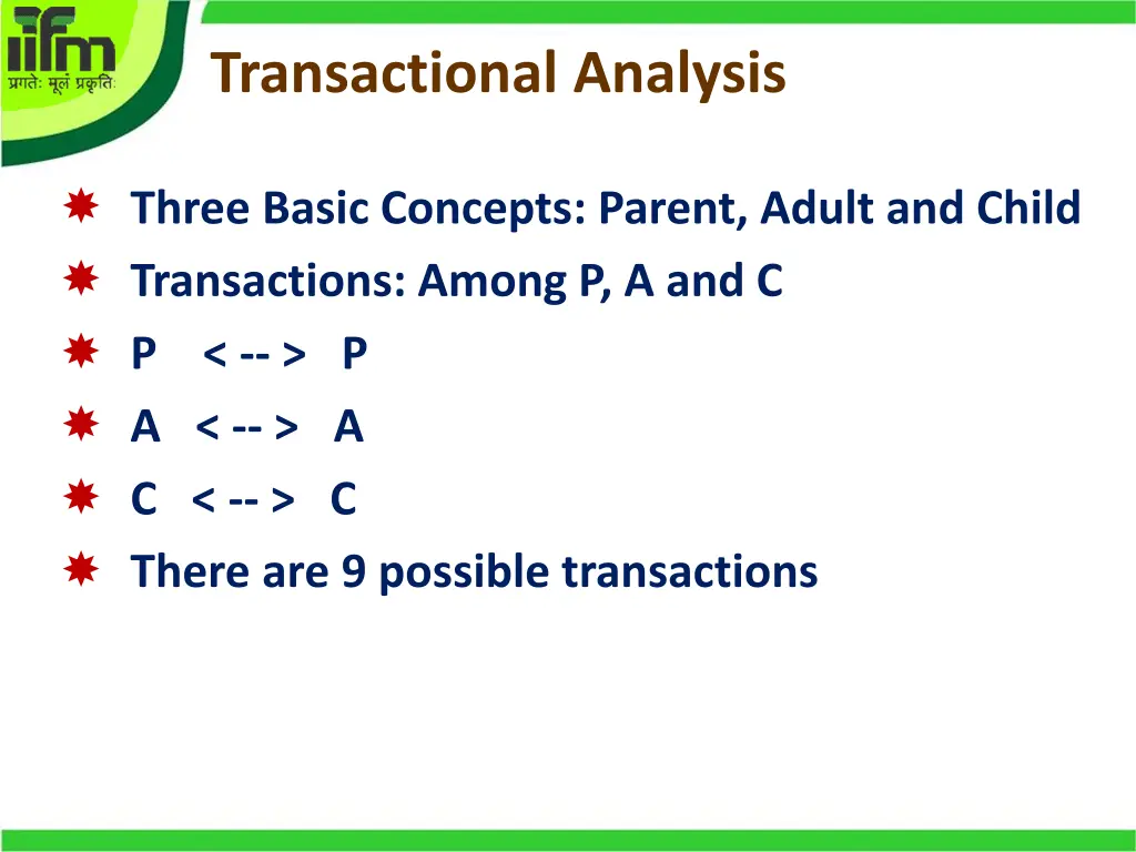 transactional analysis 3