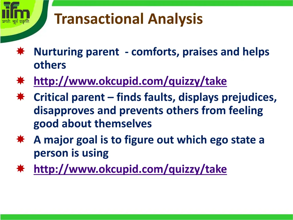 transactional analysis 5