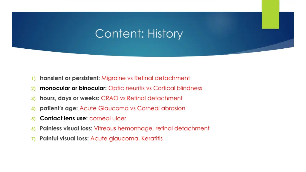 content history 1