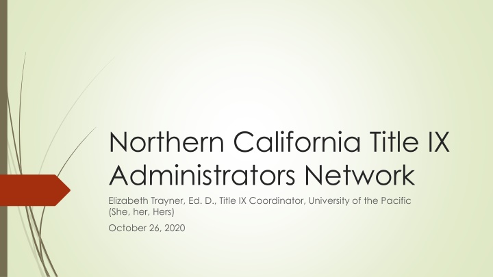 northern california title ix administrators