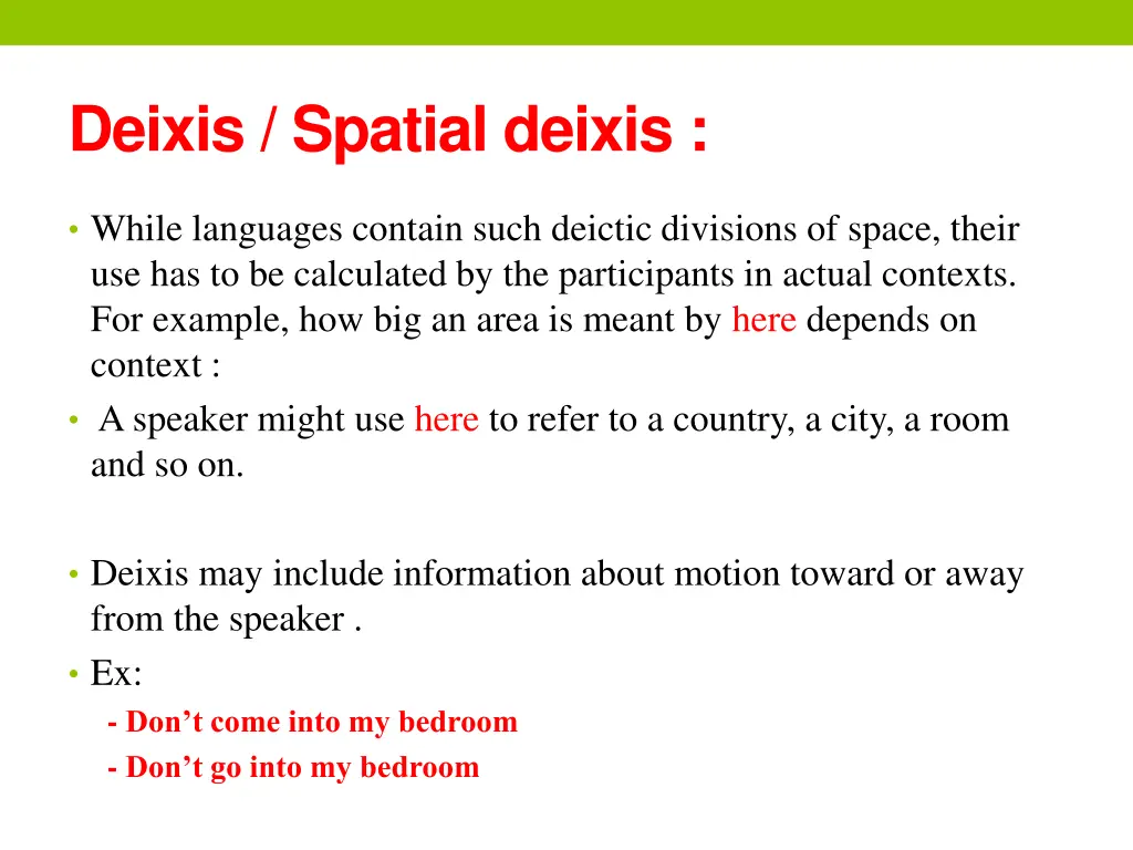 deixis spatial deixis 1