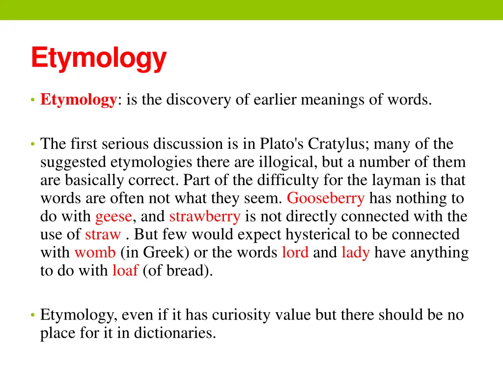 etymology