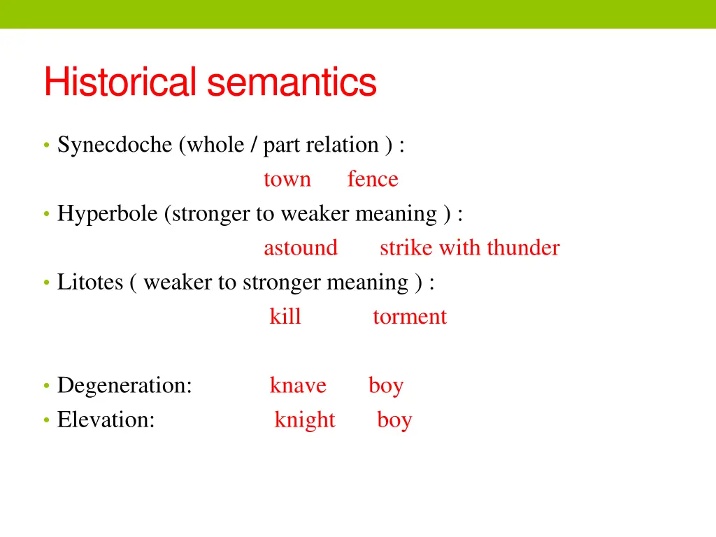 historical semantics 1