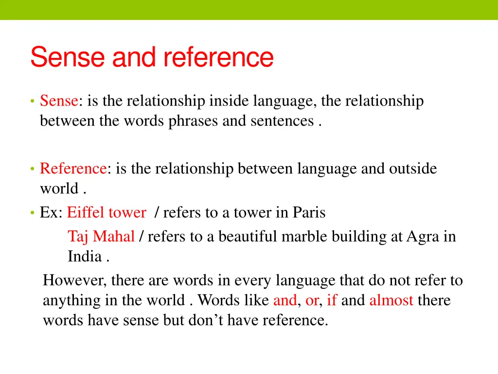 sense and reference