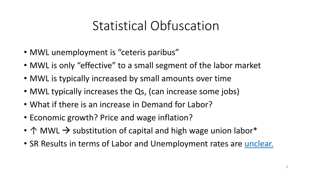 statistical obfuscation