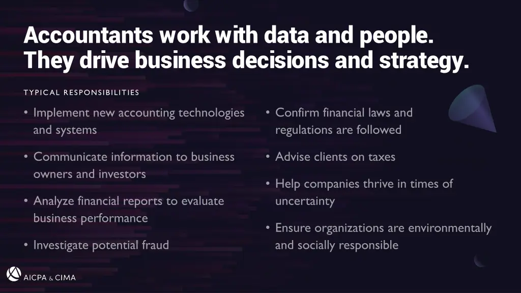 accountants work with data and people they drive