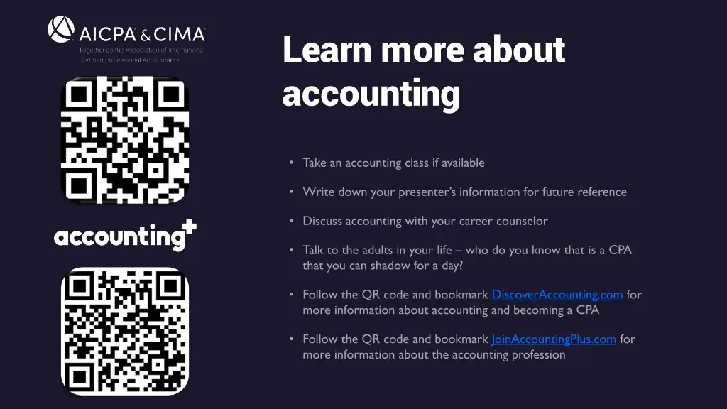 learn more about accounting