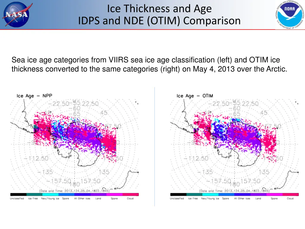 ice thickness and age idps and nde otim comparison