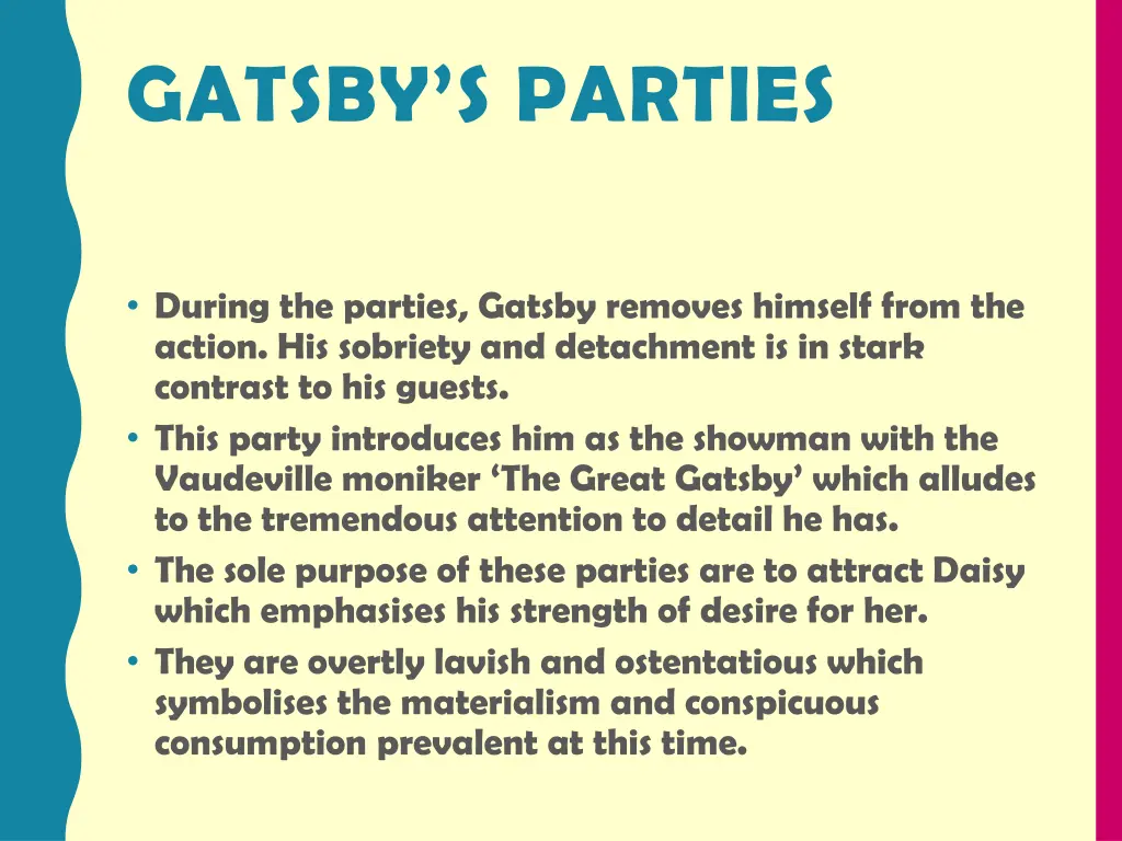 gatsby s parties 1