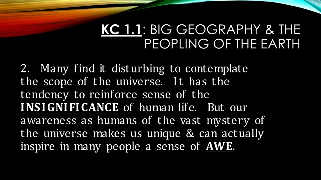 kc 1 1 big geography the peopling of the earth 2