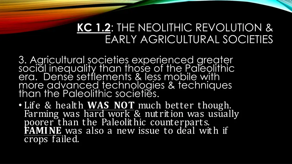 kc 1 2 the neolithic revolution early 3