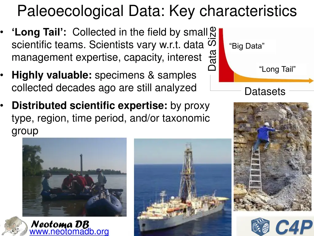 paleoecological data key characteristics