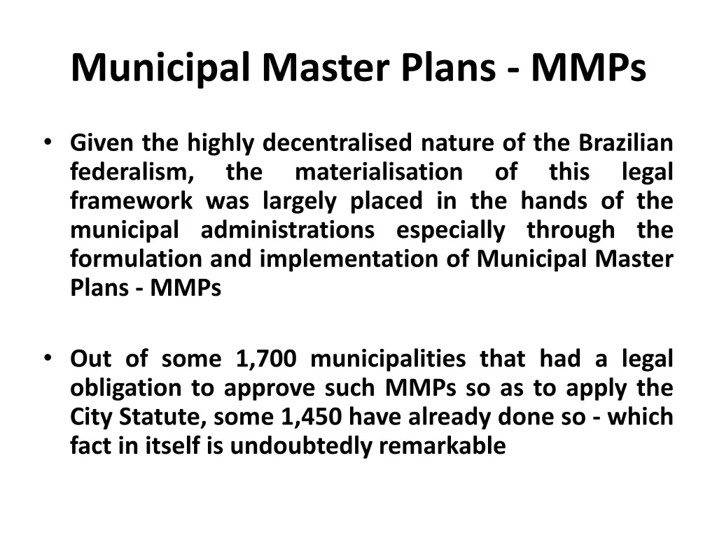 municipal master plans mmps 1