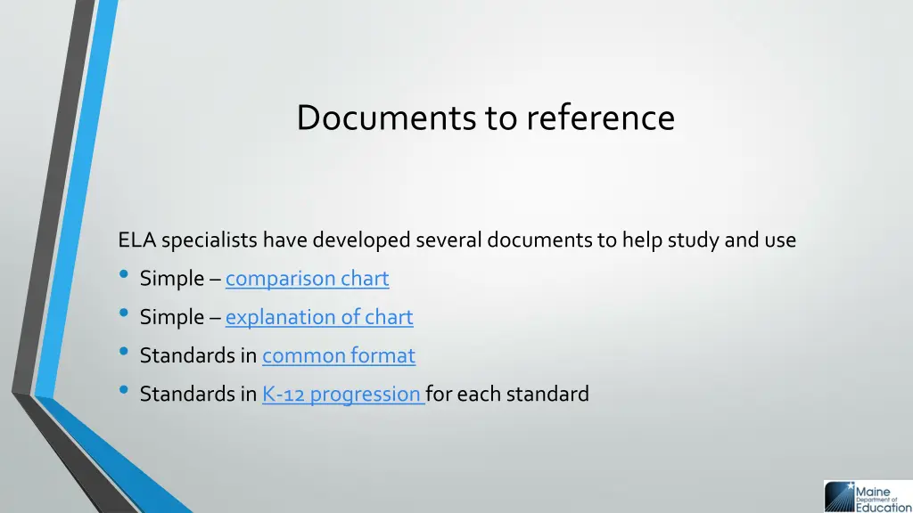 documents to reference