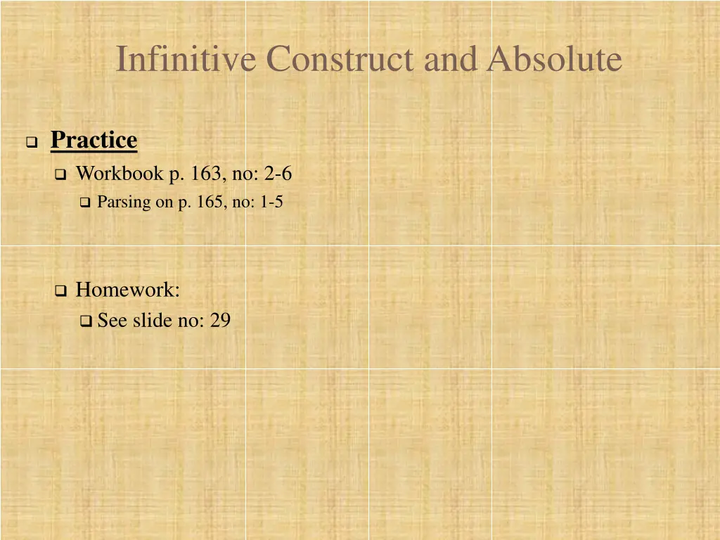 infinitive construct and absolute 15